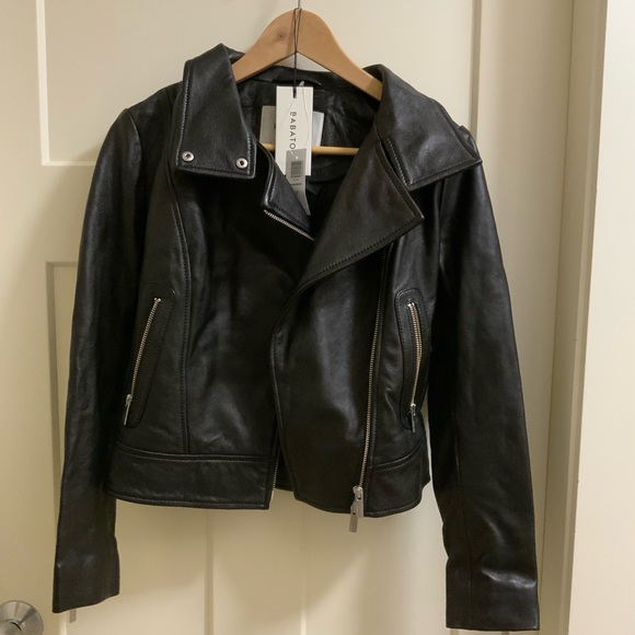 Aritzia Black Leather Jacket - Picture 2 of 5